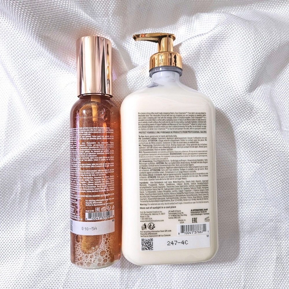 Devoted Creations Coco Creamsicle After Sun Refresher & Skin Hydrator Lotion Set - Picture 2 of 2